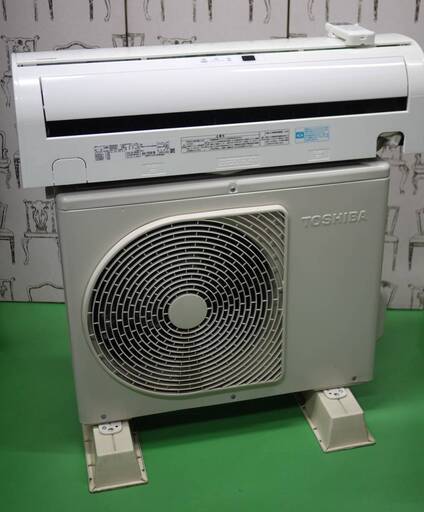 美品 東芝 ルームエアコン RAS-2255V ムーンホワイト Vシリーズ 2.2kw 冷房6～9畳 暖房5～6畳 15年製