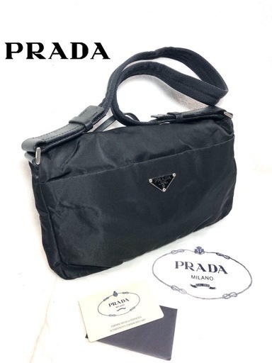 PRADA プラダ ナイロン ショルダー バッグ ➀美品　ヴィンテージ  ★