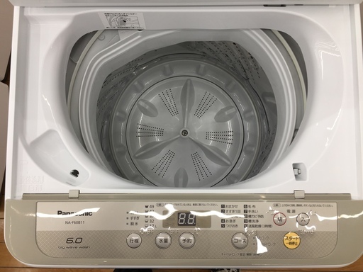 【トレファク鶴ヶ島店】Panasonic 全自動洗濯機 6.0kg 2017年製