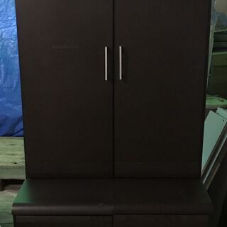 木製 収納棚 4連結 幅89cm×奥行58cm×高さ170cm 