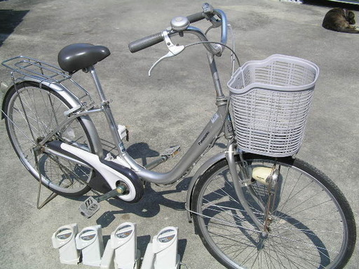 パナソニックの電動アシスト自転車です！