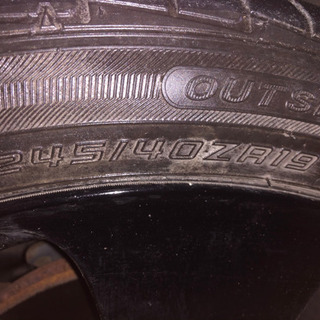 work 20インチ　BBSセンターキャップ　タイヤ付き