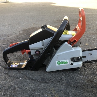 整備済 共立 Green 楽々始動Lスタート エンジン チェンソー GC35A バー