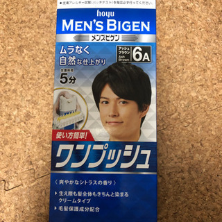 hoyu Men’sBigenﾜﾝﾌﾟｯｼｭ ｱｯｼｭﾌﾞﾗｳﾝ６Ａ