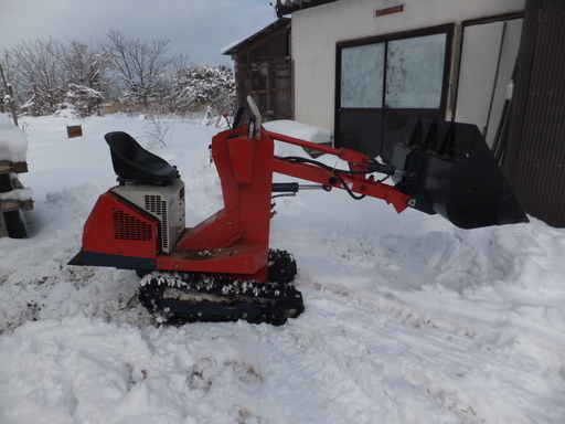除雪機です