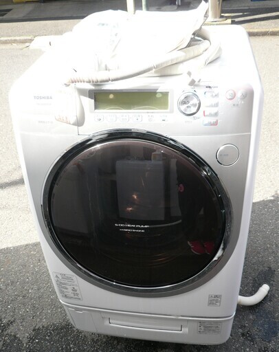 ☆東芝 TOSHIBA TW-3000VE 9.0kg ななめ型ドラム式洗濯乾燥機◆ハイブリッドドラム