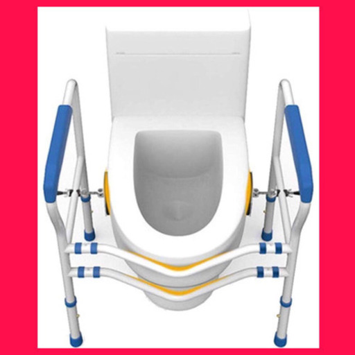 新品】トイレ立ち上がり補助手すり 固定式 介護 工具不要で 組立簡単