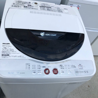 SHARP 5.5K 洗濯機 イオンコート 2010年製