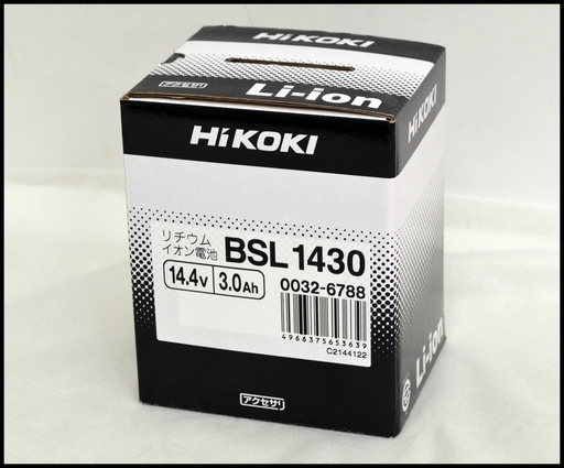未使用 HIKOKI 純正 バッテリー BSL1430 14.4V 3.0Ah 3Ah （旧日立工機）　複数個あり