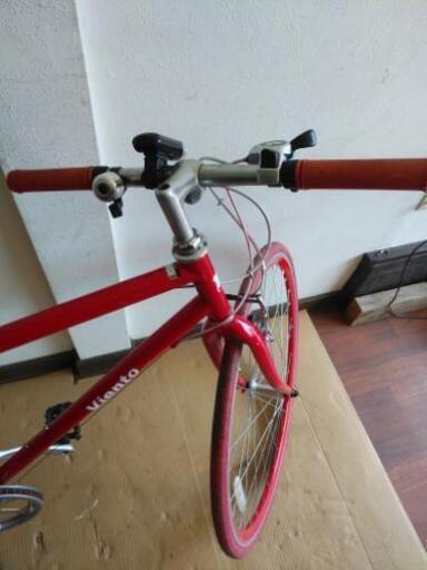 お話し中！札幌市内無料配達！中古クロスバイクVientoレッド 【公式通販】