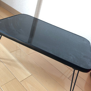 折り畳みテーブル　ブラック