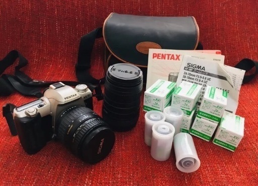 人気の一眼レフフィルムカメラ\u0026フィルム付き！PENTAX MZ-50レンズ SIGMA FUJIFILM