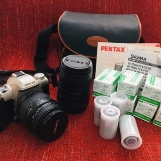 人気の一眼レフフィルムカメラ&フィルム付き！PENTAX MZ-...