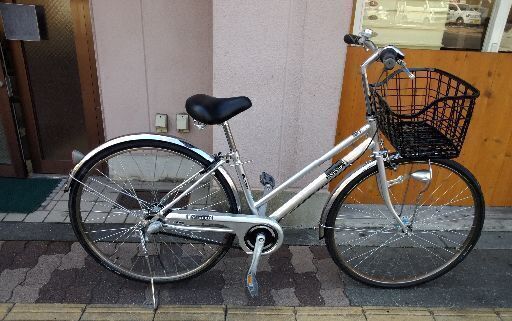 maruishi Formation(N) 27吋 ベルトドライブ搭載シティサイクル 内装3段/LEDオート/シルバー