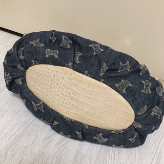 正規品 美品 CELINE セリーヌ デニム ピローバッグ 2WAYハンドバッグ