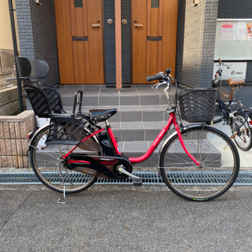 簡易整備済み❣️電動アシスト自転車 子供乗せ 通学 通勤 買い物 使い方自由〜