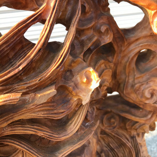 木彫り 龍 置物 アンティーク 特大
