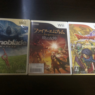 wii ゲームソフト 3本セット ゼノブレイド ファイヤーエムブ...