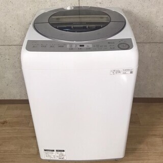 11*81 シャープ SHARP 洗濯機 8.0kg ES-GV8C-S 2019年製 縦