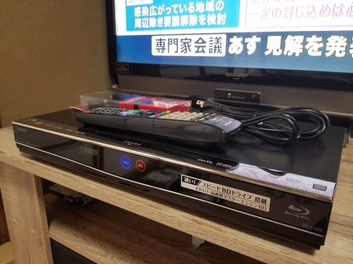 ☆とことん録画！3チューナー/1TB！シャープAQUOS BD-T1500 ...
