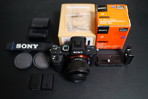 ソニー α7RⅡ+SEL35F28Z（中古）+L型プレート