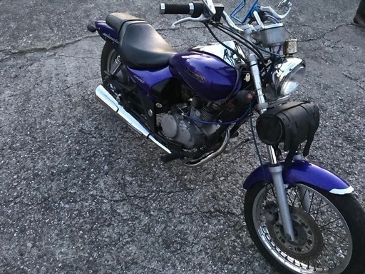 エリミネーター125cc 不動車 レストアベースに
