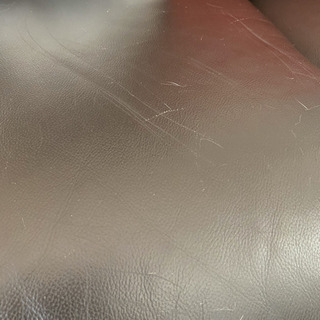 《2人で運べます》【ニトリ】本革3人掛け　ロゾ　左カウチ　ダークブラウン