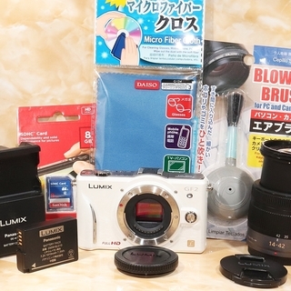 ★極美品＆新品SDカード★パナソニック GF2 レンズキット