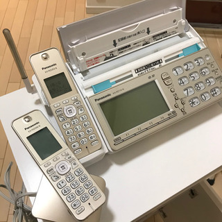 パナソニックファックス　購入1年未満 ほぼ未使用　親機もコードレスです　お渡しする方決まりました