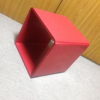 カラーBox棚  赤アンティーク、DIY