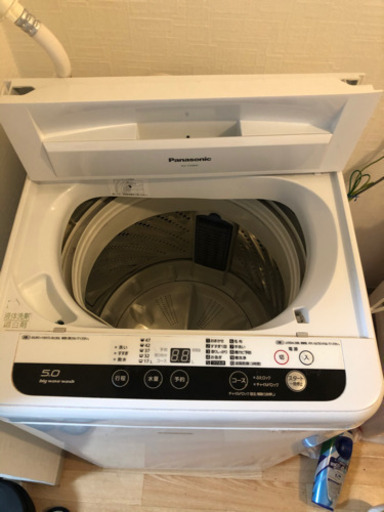 洗濯機(NA-F50B9C) 2016年購入
