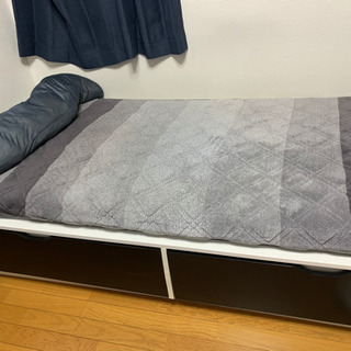 IKEA 収納付きベッド（スノコ付き）マットレスもお付けします！