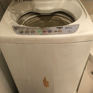 HITACHI自動洗濯機　差し上げます。4月27日（月曜日）引き...