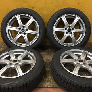 【BS BLIZZAK VRX 175/60R16】スタッドレス 4本【BS BALMINUM 社外 16インチ 6J5HPCD100+42】120系ラクティス等 (TD286) クレジットカード QR決済可能の画像