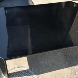 ニトリ光沢黒折り畳みローテーブル