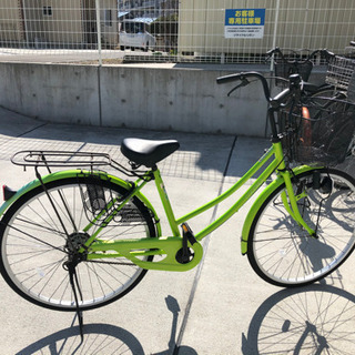 26インチ 自転車 変速なし ママチャリ シティサイクル