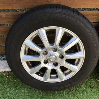 【状態良】【中古】セレナ　TOYO 夏タイヤホイールセット　SD-7