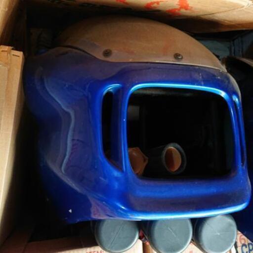 CB1100R 当時モノ 貴重 社外FRP ファイバー 2分割フルカウル 上下2分割 スクリーン、ステー付き CB750F CB900F CBX CB1100R 当時モノ 貴重 社外FRP ファイバー 2分割フルカウル 上下2分割