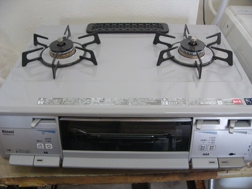 カード決済対応！ 20K0078 6  Rinnai/リンナイ LPガス用 ガステーブル KGM63VTG RT63VHT-R 2018年製 プロパンガス 強火力右 中古