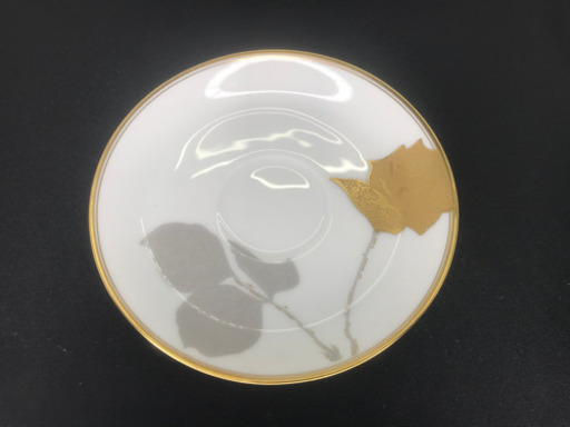 【店舗同時販売中｜値下げしました！】大倉陶園　金蝕バラシリーズ　カップ\u0026ソーサー6客set　問合わせ番号：102-023292-002【店頭ご来店購入限定】