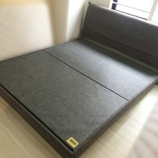 -----取引中------【良品】ドリームベッド クイーンベッド マットレス2枚(US) ドリーミー212 F1-N アレルリーフ ベッドフレーム 倉庫保管(藻岩)【自社配送は札幌市内限定】