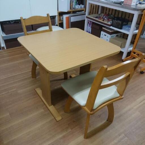 食卓テーブル 椅子2脚 セット