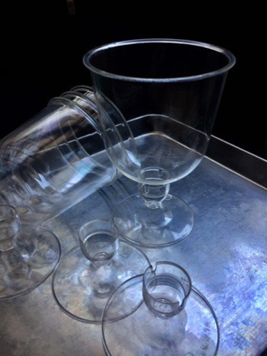 プラスチックワインカップ 組み立て式 一個15円×400個