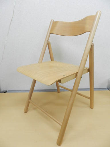 無印良品 天然木 ブナ材 折りたたみ 椅子