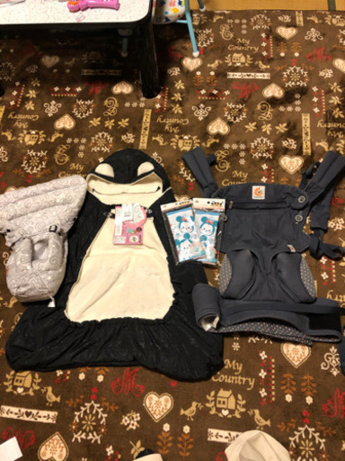 エルゴオムニ360 ブラック 抱っこ紐 防寒ケープ ③