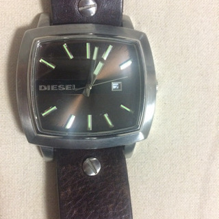 ディーゼル メンズ腕時計 革ベルト