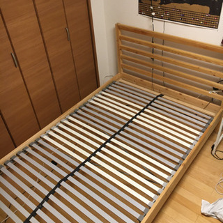 IKEA ベッドフレームと下収納　200x120cm