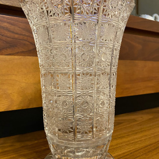 ボヘミア　ガラス花瓶