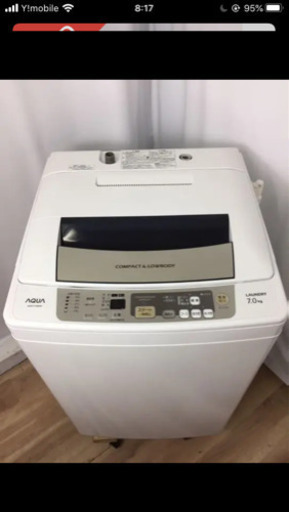 交渉中　AQUA 全自動洗濯機 AQW-P70B(W) 7.0kg