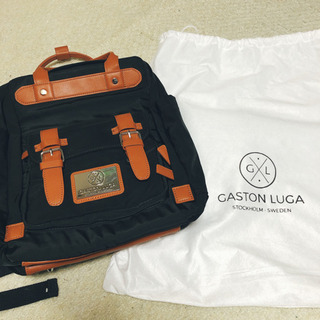バッグ 【美品】リュックサック Gaston Luga Clässic ブラック/ブラウン